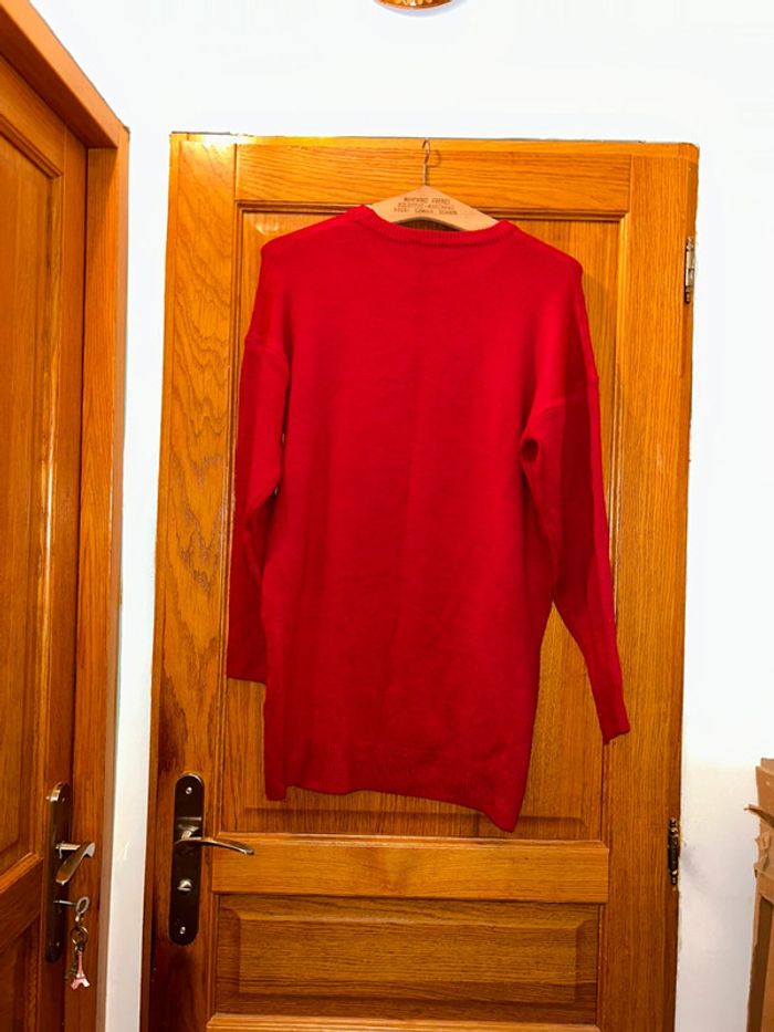 Pull long rouge - photo numéro 3