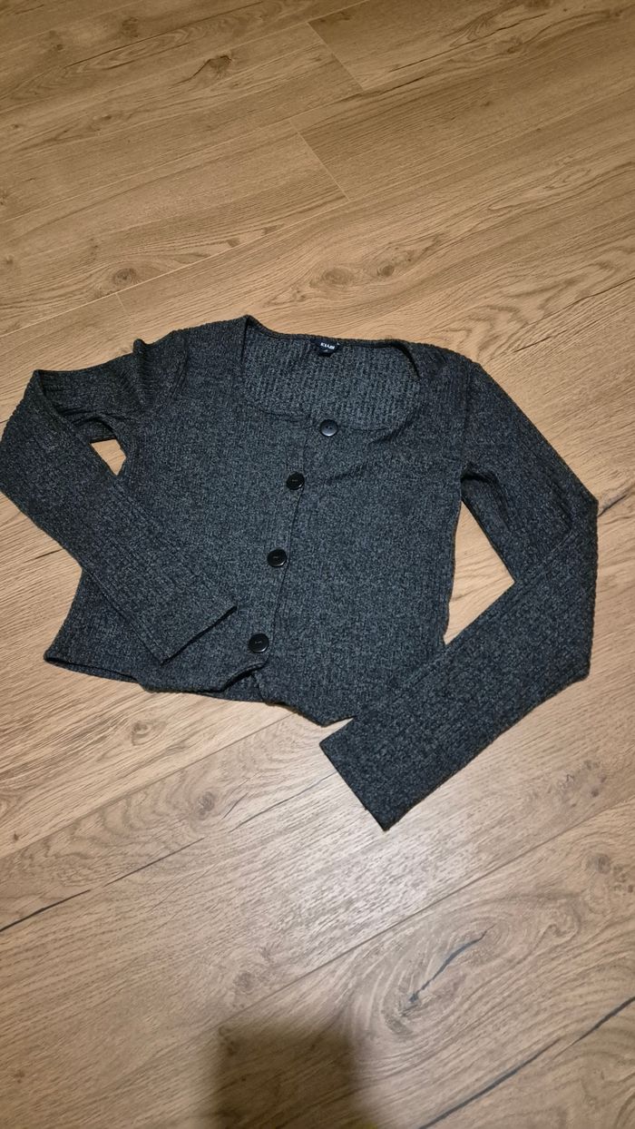 Cardigan gris
