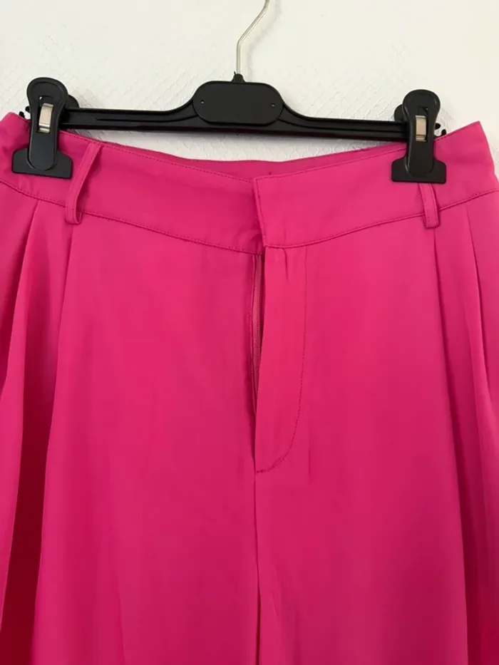 Pantalon droit neuf rose nasty gal taille 34 - photo numéro 3