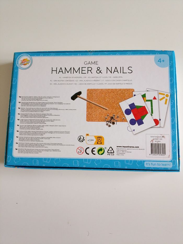 Game hammer & nails jeu de clous tous universe complet - photo numéro 2