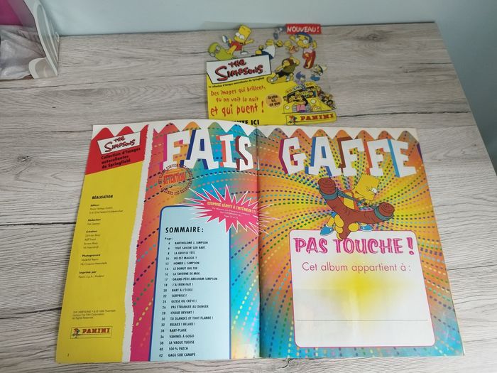 Album panini complet the Simpsons - photo numéro 2