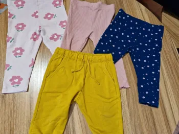 Lot 4 leggings 18 mois