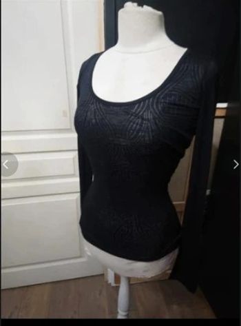 Top t shirt Herrlicher noir neuf t S 36