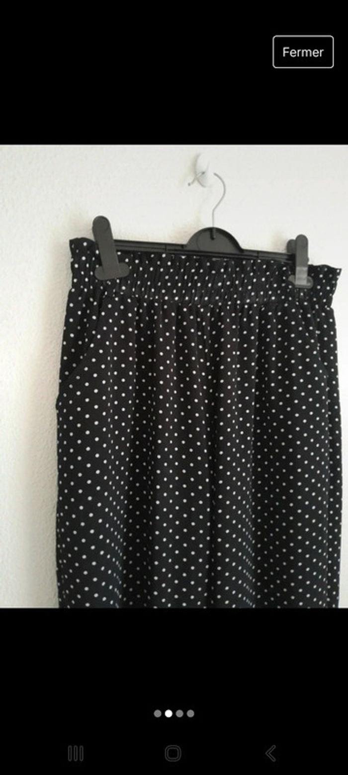 Pantalon large fluide avec poches taille 40 taille élastique - photo numéro 2