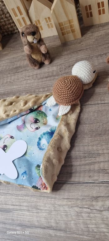 Doudou tortue Marron