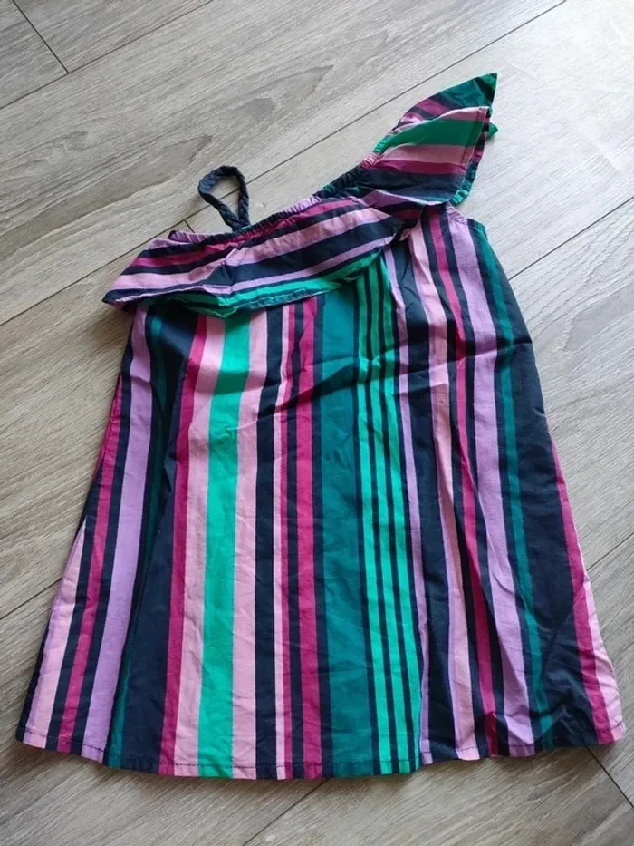 Robe asymétrique rayée - photo numéro 2