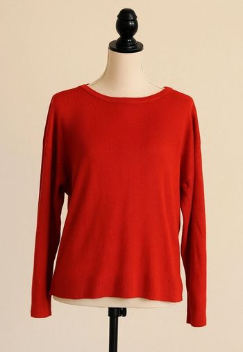 Pull rouge Stradivarius - Taille S