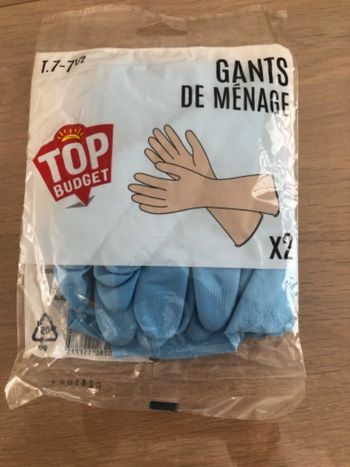 Lot 2 paires de gants ménage