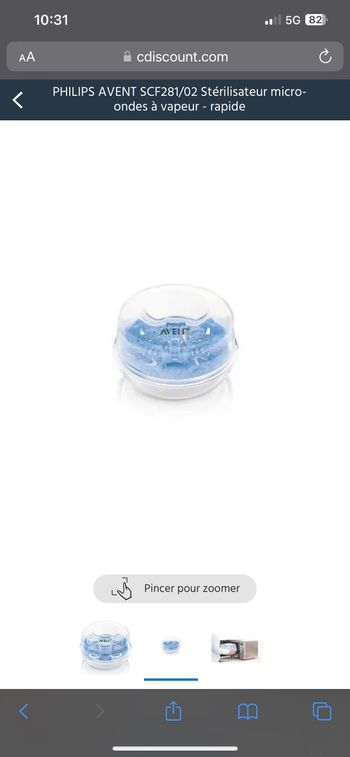 Stérilisateur biberon