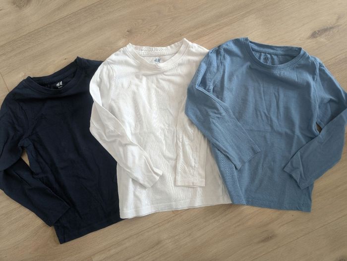 Lot de basics manches longues 110/116