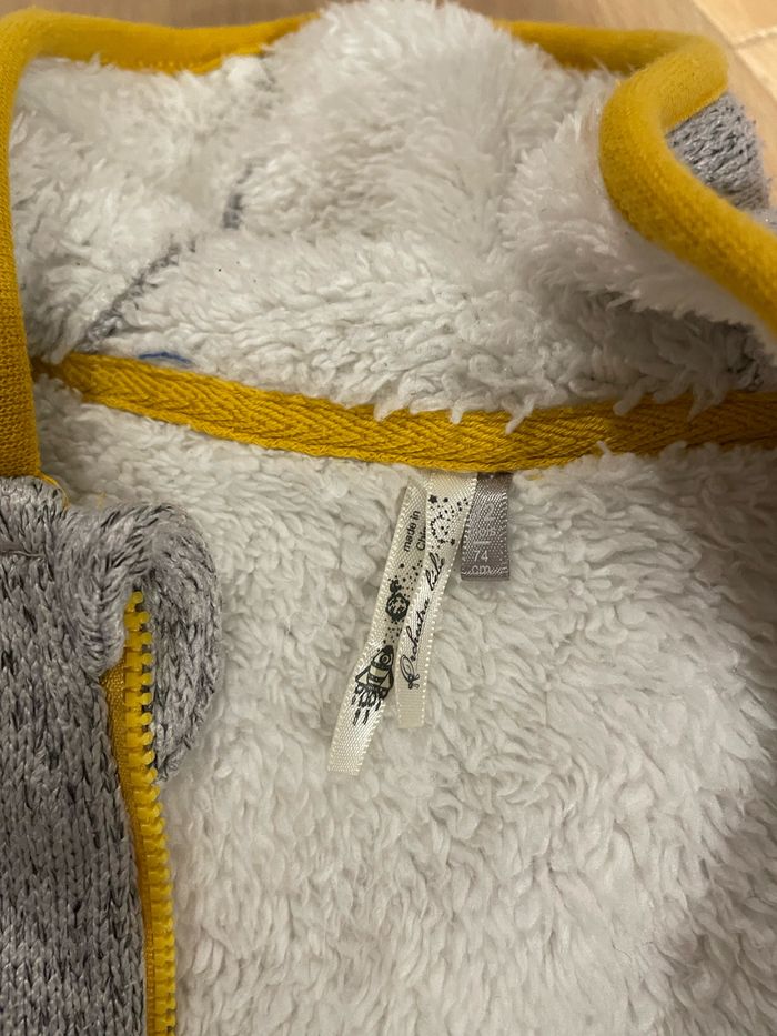 Gilet à capuche doublé sherpa - photo numéro 4