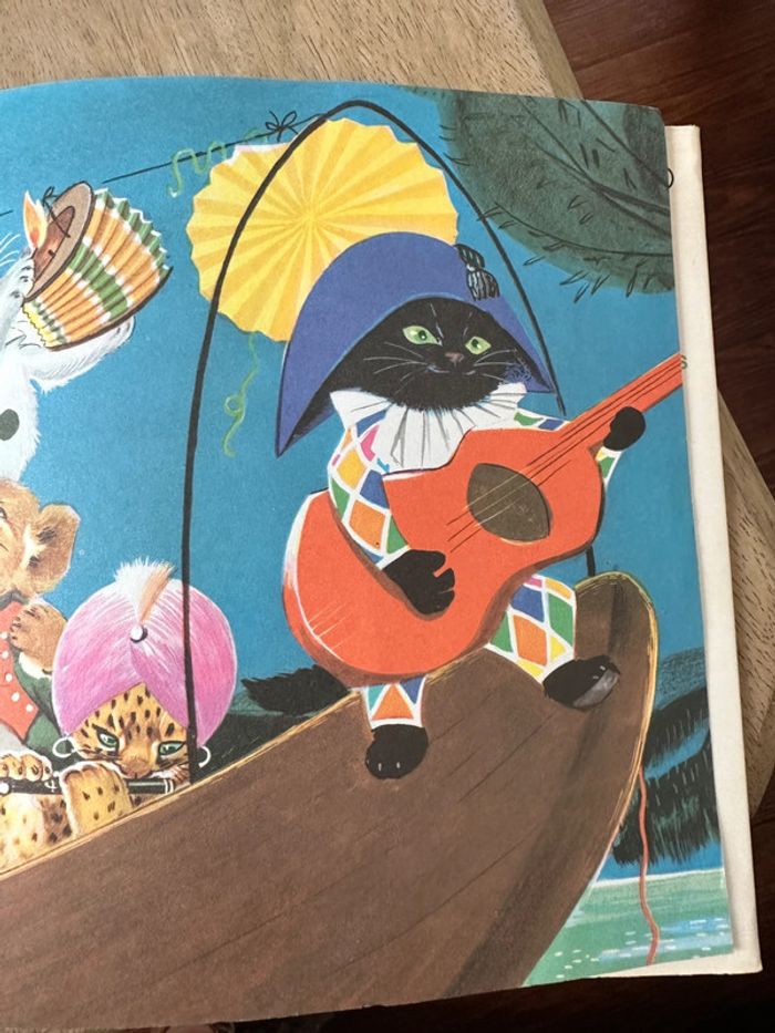 Livre ancien album Une Fête Chez Caroline Pierre Probst Le petit ménestrel (sans le disque) - photo numéro 11