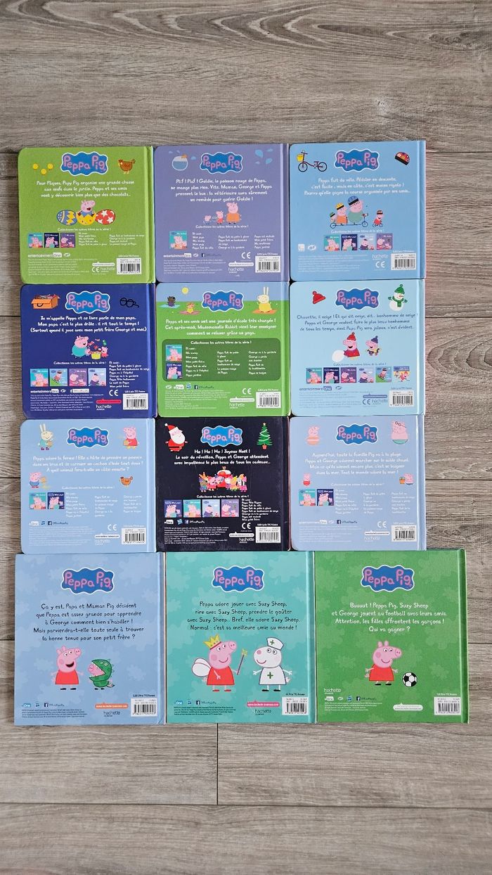 Lot 12 livres Peppa pig - photo numéro 2