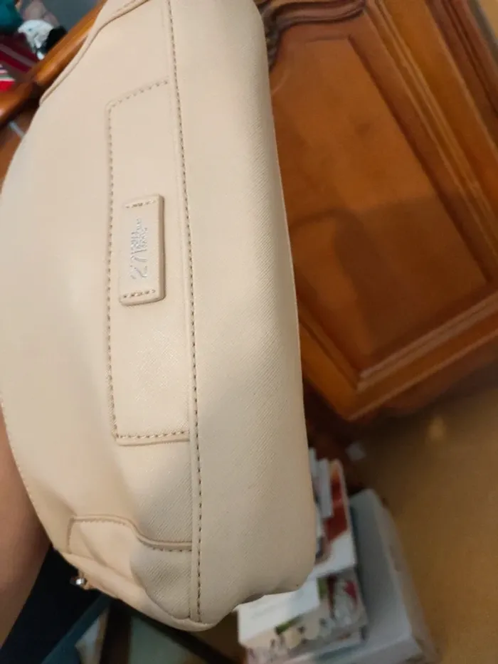 Joli sac à main beige jamais utilisé 27 Quai de Seine Paris - photo numéro 5