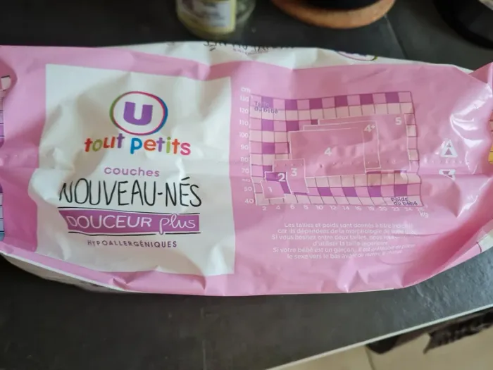 Couche u tout petit douceur plus taille 2 - photo numéro 2
