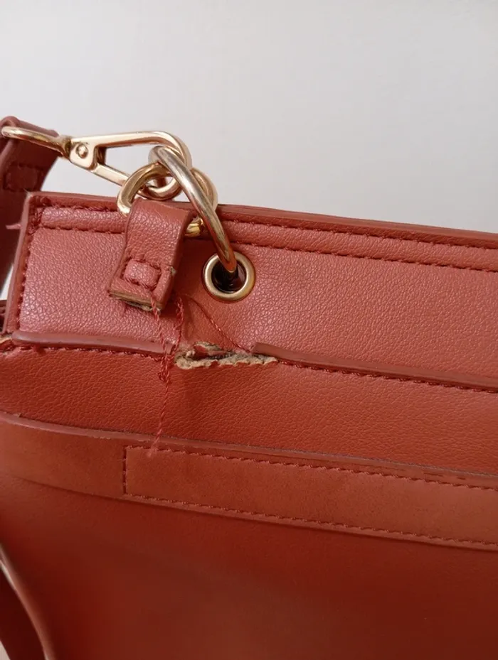Sac à main corail Merry Scoot avec bandoulière - photo numéro 5