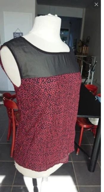 blouse sans manche Débardeur fluide neuf t 36 S Pimkie