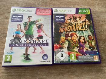 Lot de 2 jeux xbox 360 kinect