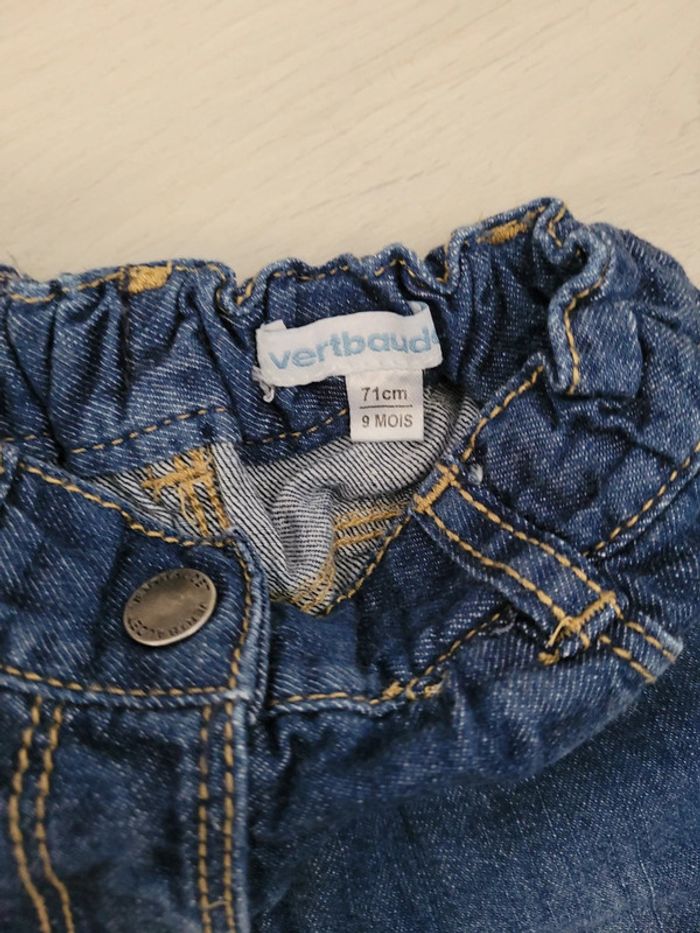 Short jean 9 mois - photo numéro 3