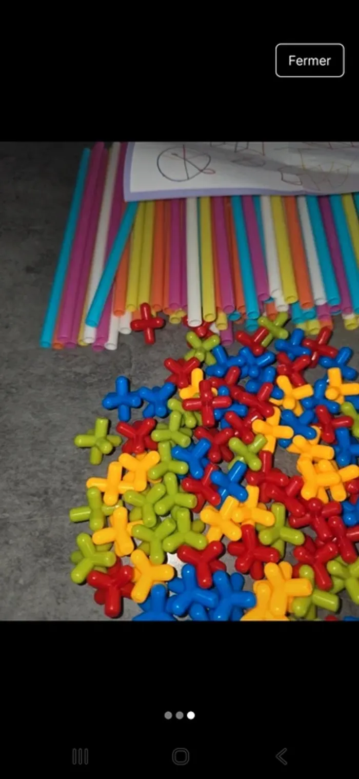 [NEUF] Jeu de construction pailles - photo numéro 3