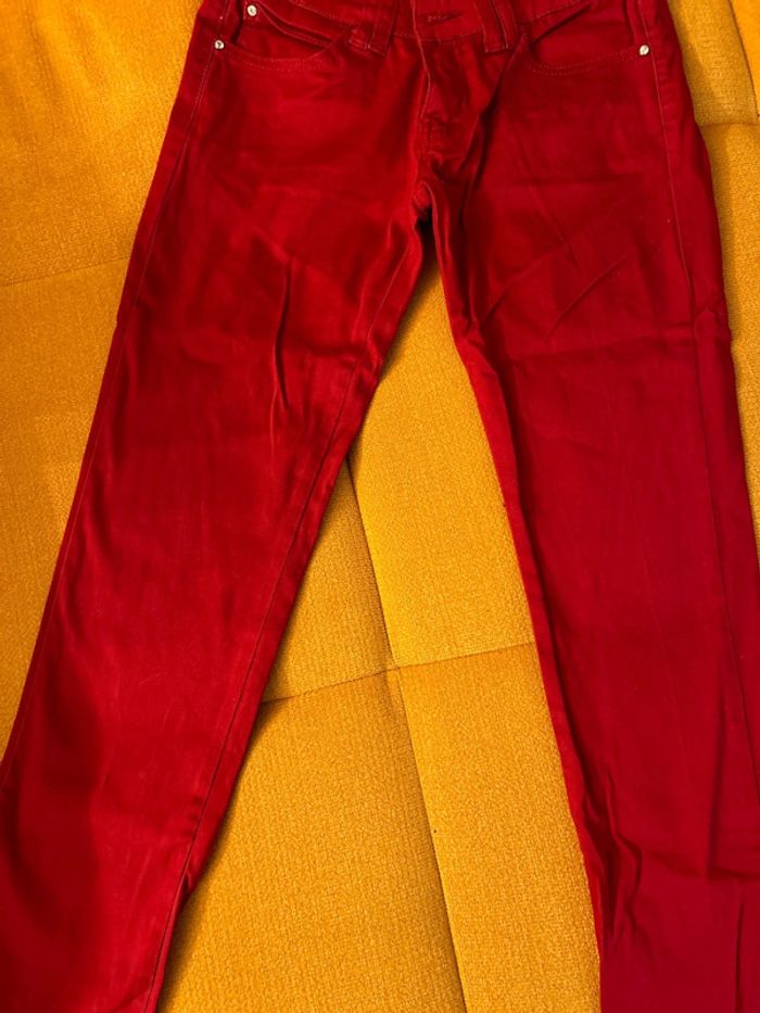 Pantalon rouge taille 40 - photo numéro 3