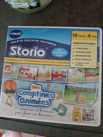 Jeu storio mes comptines animees 