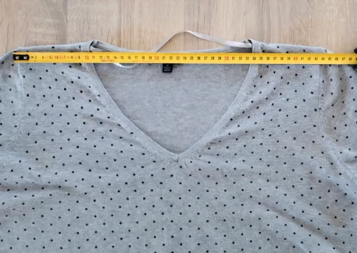 Pull gris à motifs en coton Kiabi Taille XL ou 44 - photo numéro 8