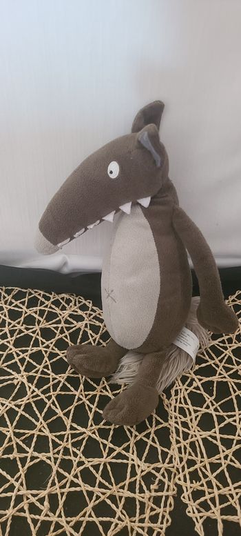 LOUP - PELUCHE MOYENNE NUE auzou