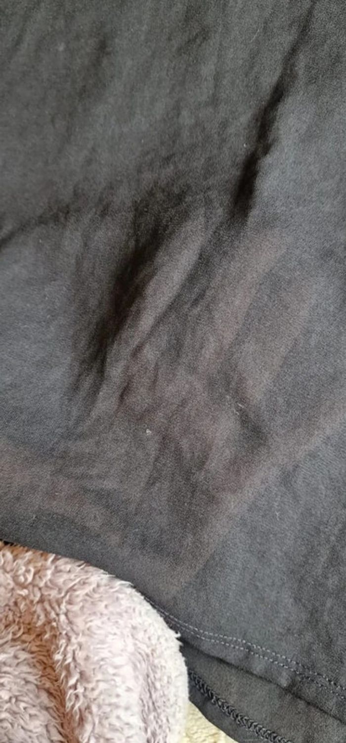 Blouse Zara à manches longues noire bi-matière taille S - photo numéro 6