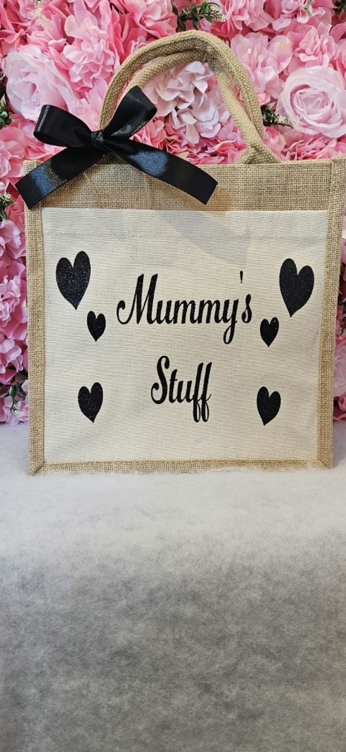 Sac en toile de jute  à personnaliser