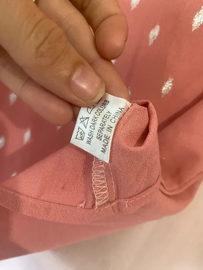 Blouse rose argente - photo numéro 5
