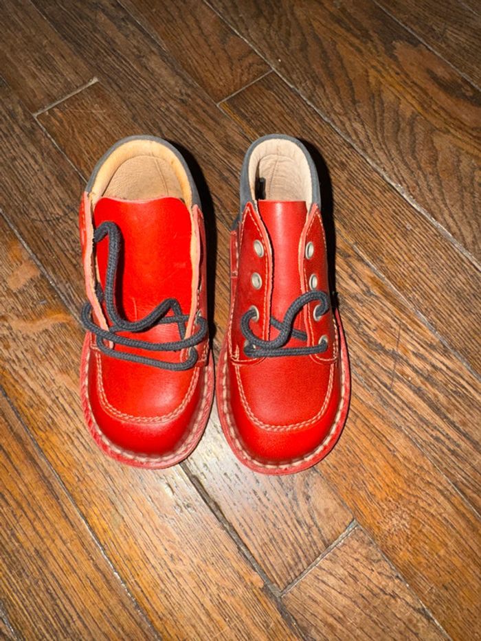 Chaussures en cuir babybotte Taille 21 Jamais porté - photo numéro 2