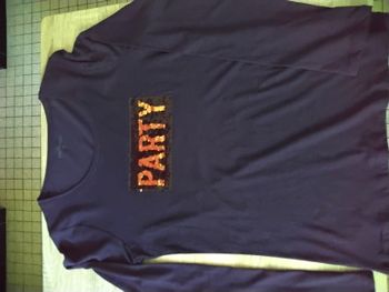 Tshirt manche longue S bleu marine  neuf