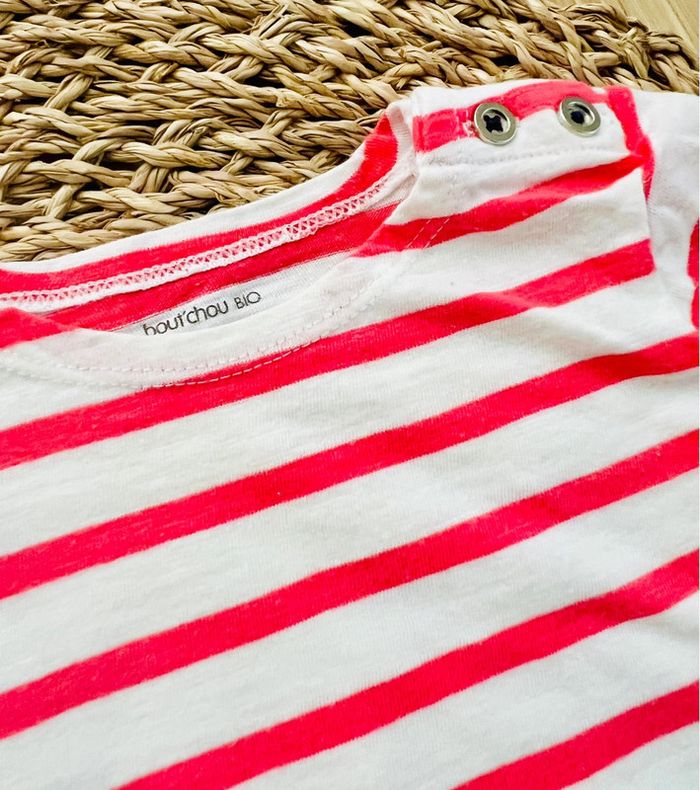 Tee-shirt marinière Bout’chou - photo numéro 3