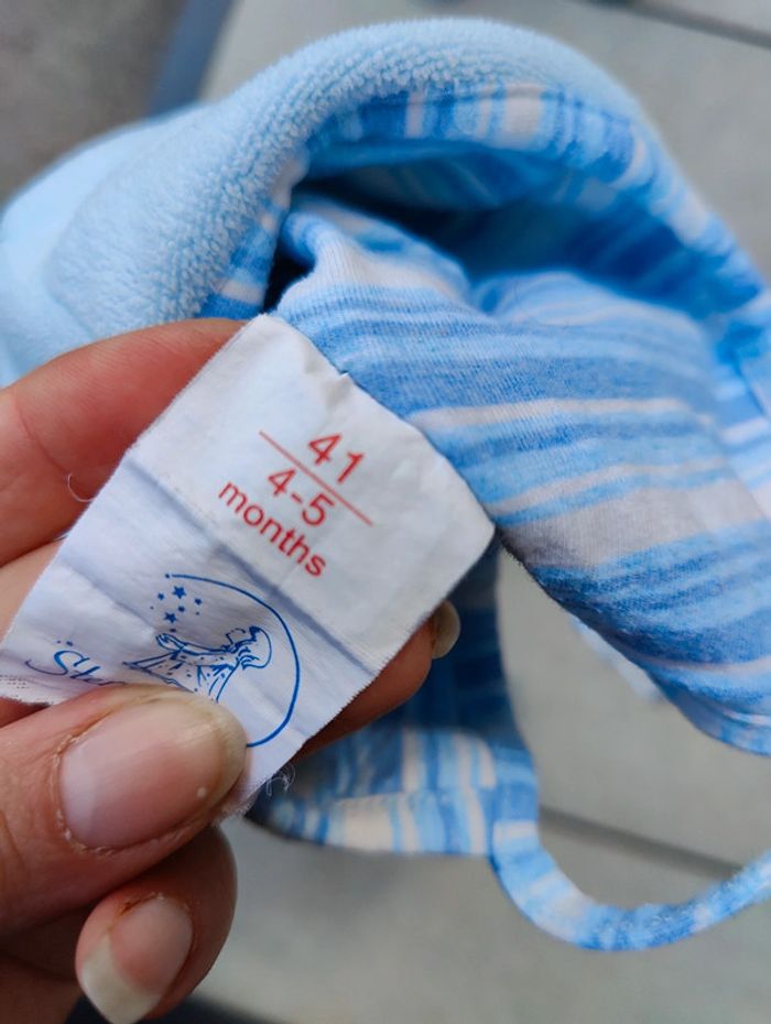 Bonnet bleu ciel Sterntaler 41 cm - photo numéro 4