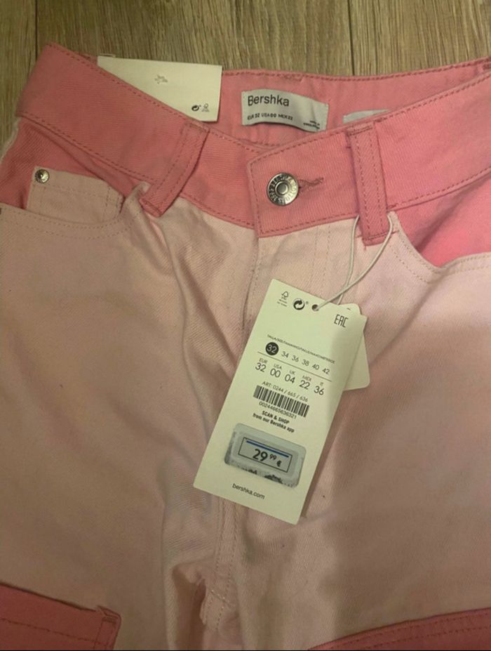 Jeans rose Bershka - photo numéro 3