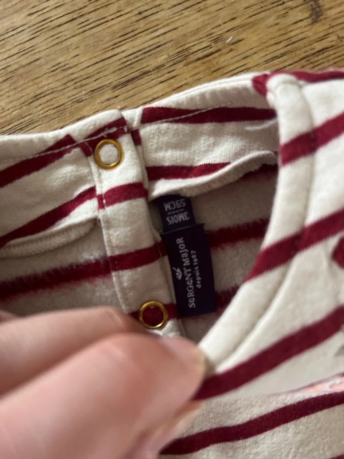 Robe sweat marinière sergent major - photo numéro 5