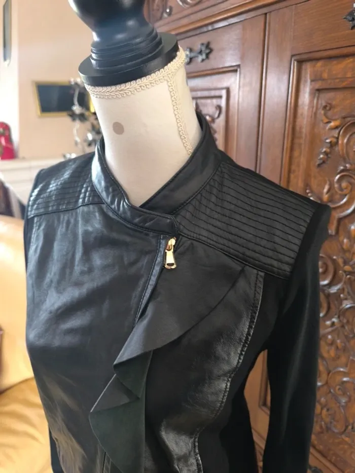 Superbe veste cuir véritable - photo numéro 8