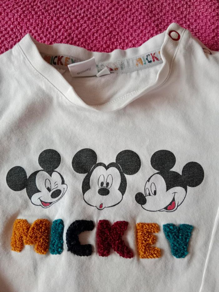 t-shirt manches longues Disney - photo numéro 3