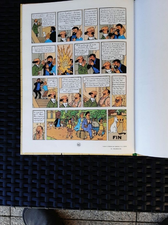 Bd herge les aventures de tintin l affaire tournesol édition 1993 - photo numéro 7