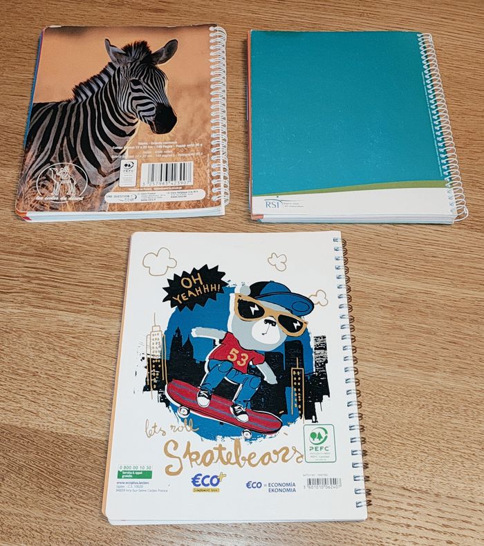 🌿 Lot de 3 cahiers de texte - Neufs 🌿 - photo numéro 4