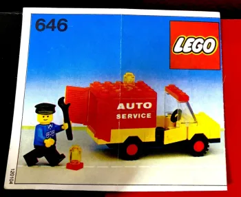 LEGO City n° 646 - Auto Service Truck - 100% complet, notice