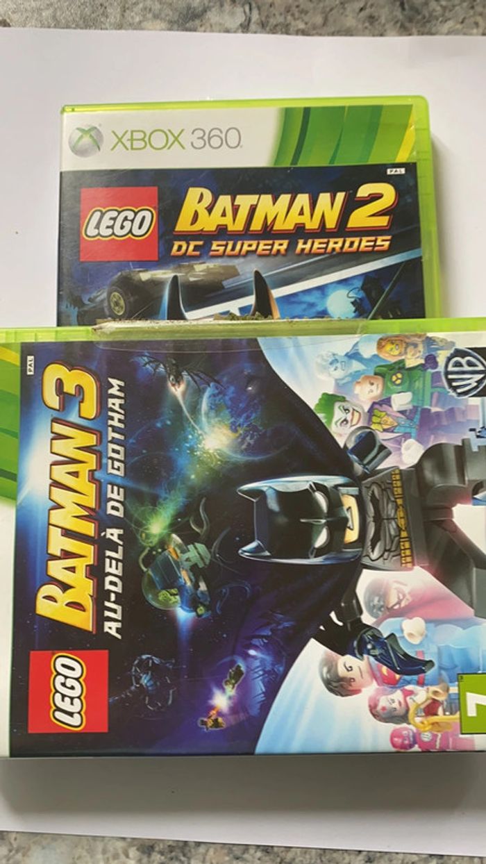 Lot de 2 jeux Xbox 360 Batman - photo numéro 1