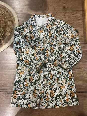 Robe chemise fleuri