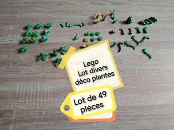 Lego lot 49 pièces décors plantes