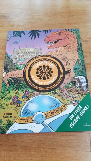 Livre escape game la brèche temporelle