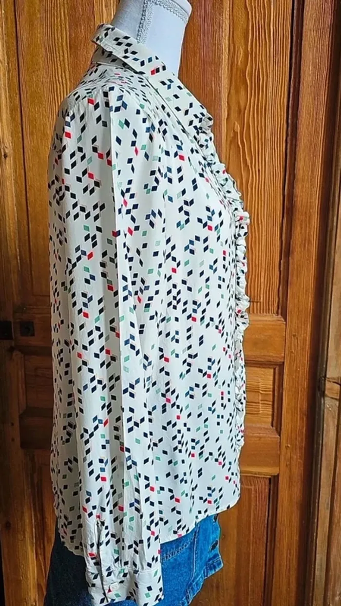 Chemise vintage petits jabots - photo numéro 4