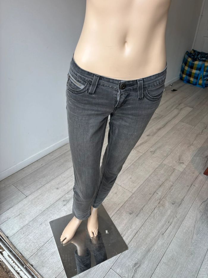 Jeans Lévis femme low rose skinny noir - photo numéro 10