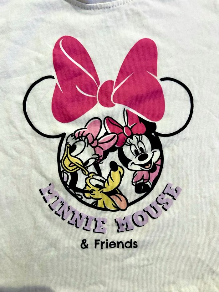 T-shirt Minnie Mouse & Friends Primark 9/12 mois 🎀 - photo numéro 2
