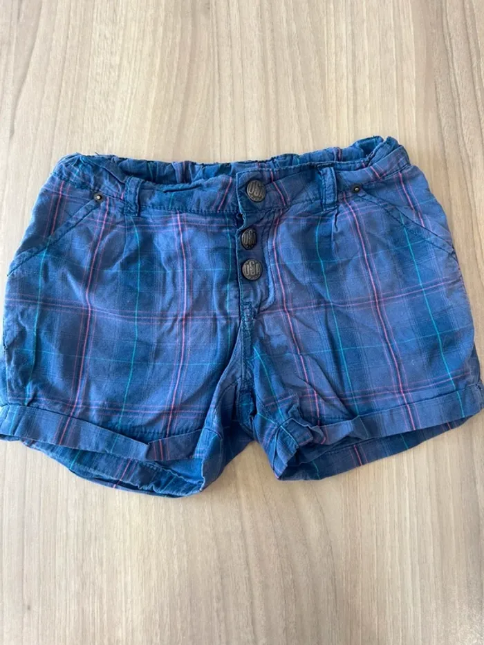 Short à carreaux NKY 8 ans